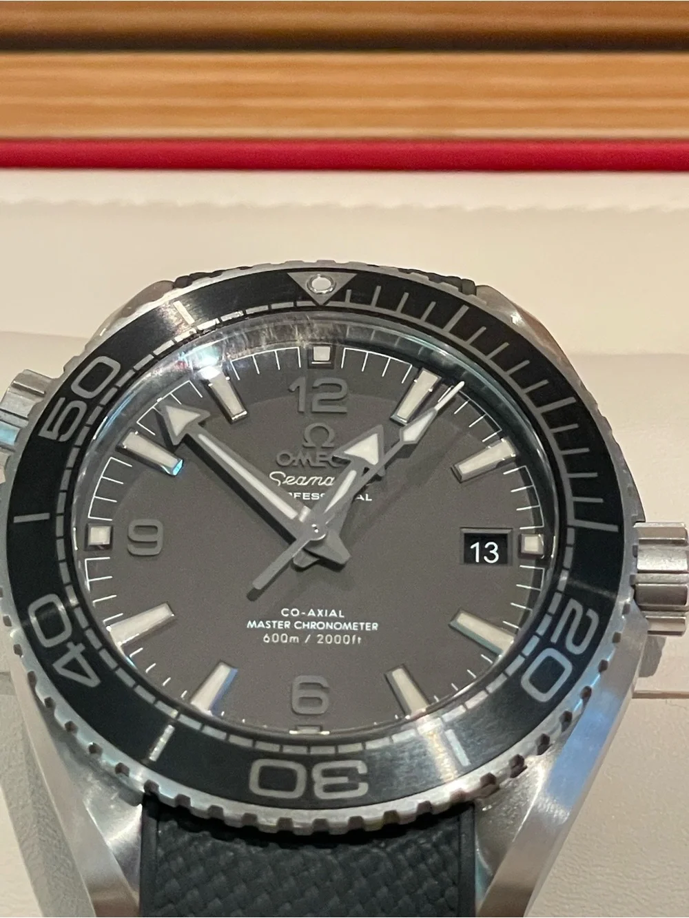 Omega Seamaster Professional Black and Silver Dive Watch